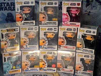 Funko Pop Star Wars Ashoka Tano Collectible Bundle - Rare figures 