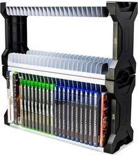 Universal Game Holder – 46 Game Storage Tower Rack for PS2 PS3 PS4 PS5 PSP Xbo