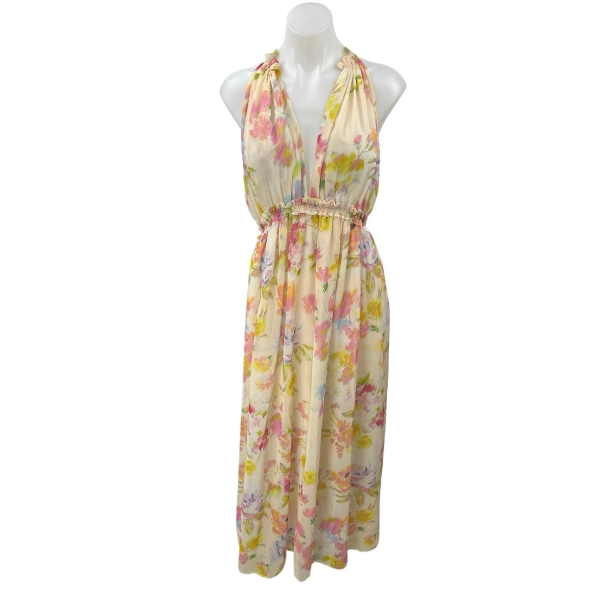 white christmas dresses Zara Silky Chiffon Nightgown Turquiose – Bocan main image 0