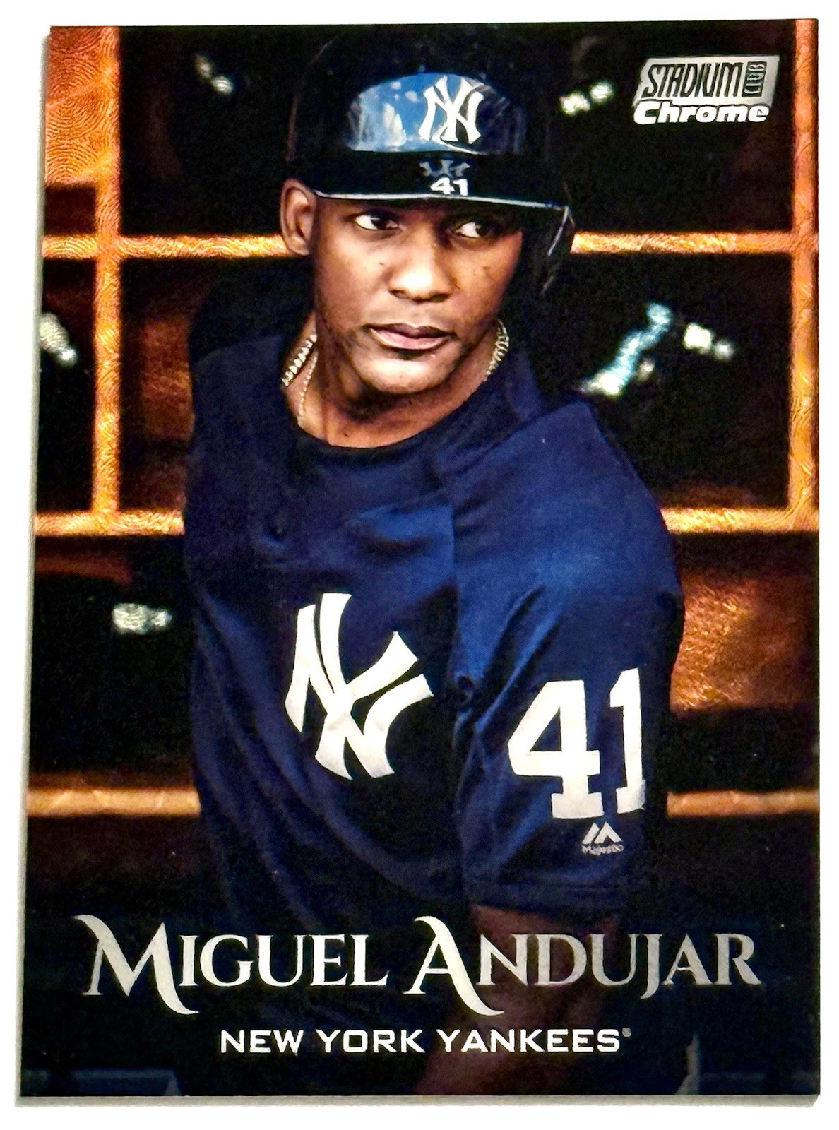 2019 Topps Stadium Club Chrome Miguel Andujar Superfractor 1/1 Yankees Padres As