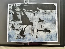 Martin Simmonds ORIGINAL ART - Department of Truth Issue 12 Pages 18+19 Double