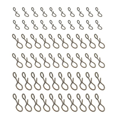 #ad 150Pcs 0.21quot; 0.43quot; Stainless Steel Quick Fly Fishing Snaps No Knot Fast Snap $15.11