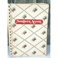 Junior League of Pine Bluff Cookbook Paperback Spiral SOUTHERN ACCENT Vtg 1976 