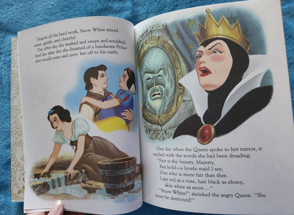 Lot 5 Disney Themed Little Golden Book - Rare Vintage