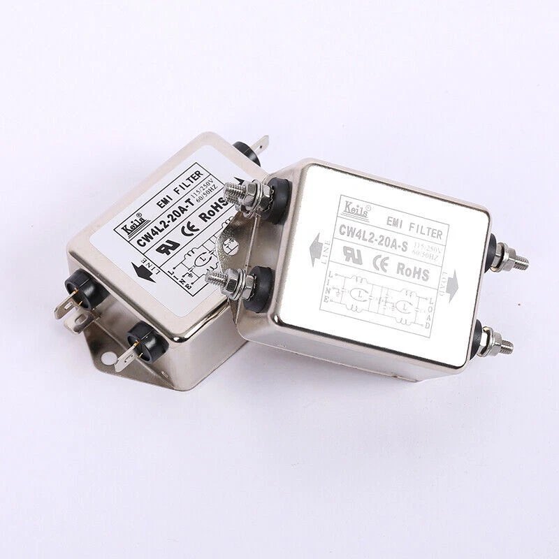 Single-phase 220V power filter terminal block wiring 2-stage CW4L2-10A 20A 30A S - Image 4 of 4