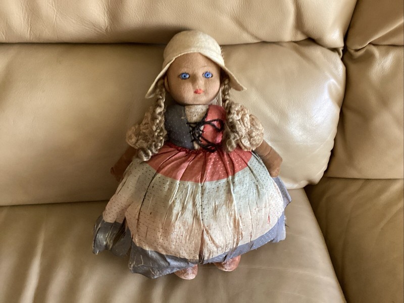 Antique Vintage CLOTH Doll ~ AS IS CONDITION