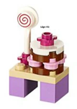 2015 LEGO 41102-17 Friends Table with Sweets Full Candy Table