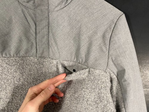 Wings+Horns Tactical Fleece Pullover Heather Grey mens size Medium - Picture 3 of 8