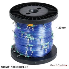PALANGARO  PALAMITO FILO 1.20mm  BLUE LUNGHEZZA 500mt. 100 GIRELLE DISTANZA 5 mt