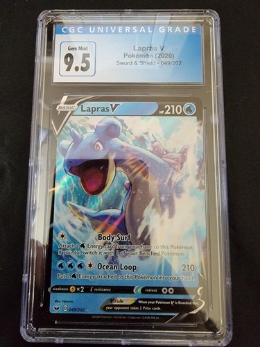 Lapras V graded CGC 9.5 for sale on eBay