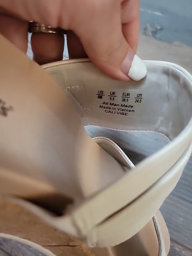 Dr. Scholl's Women's Cali Vibe Wedge Sandal Off White/light Tan Size 8 - Picture 10 of 12