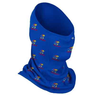 Ncaa  Adult Colosseum Kansas Jayhawks Multi-Functional SPF 50 Logo Neck Gaiter