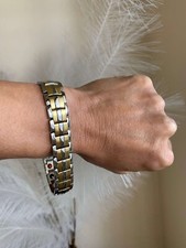 Father's Day Gift Magnetic Bracelet Men Arthritis Pain Relief 4 Elements Energy