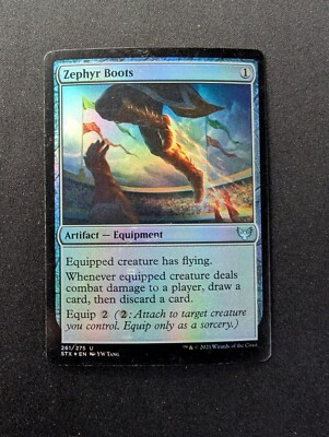 ZEPHYR BOOTS FOIL #261 MTG Strixhaven: School of Mages