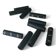 Jagwire CHA137 4mm Gear Housing Connector Black Alloy 10pcs