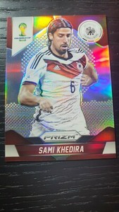Panini World Cup Prizm 2014 Sami Khedira Silver Prizm Nr. 87 Rare Soccer Card
