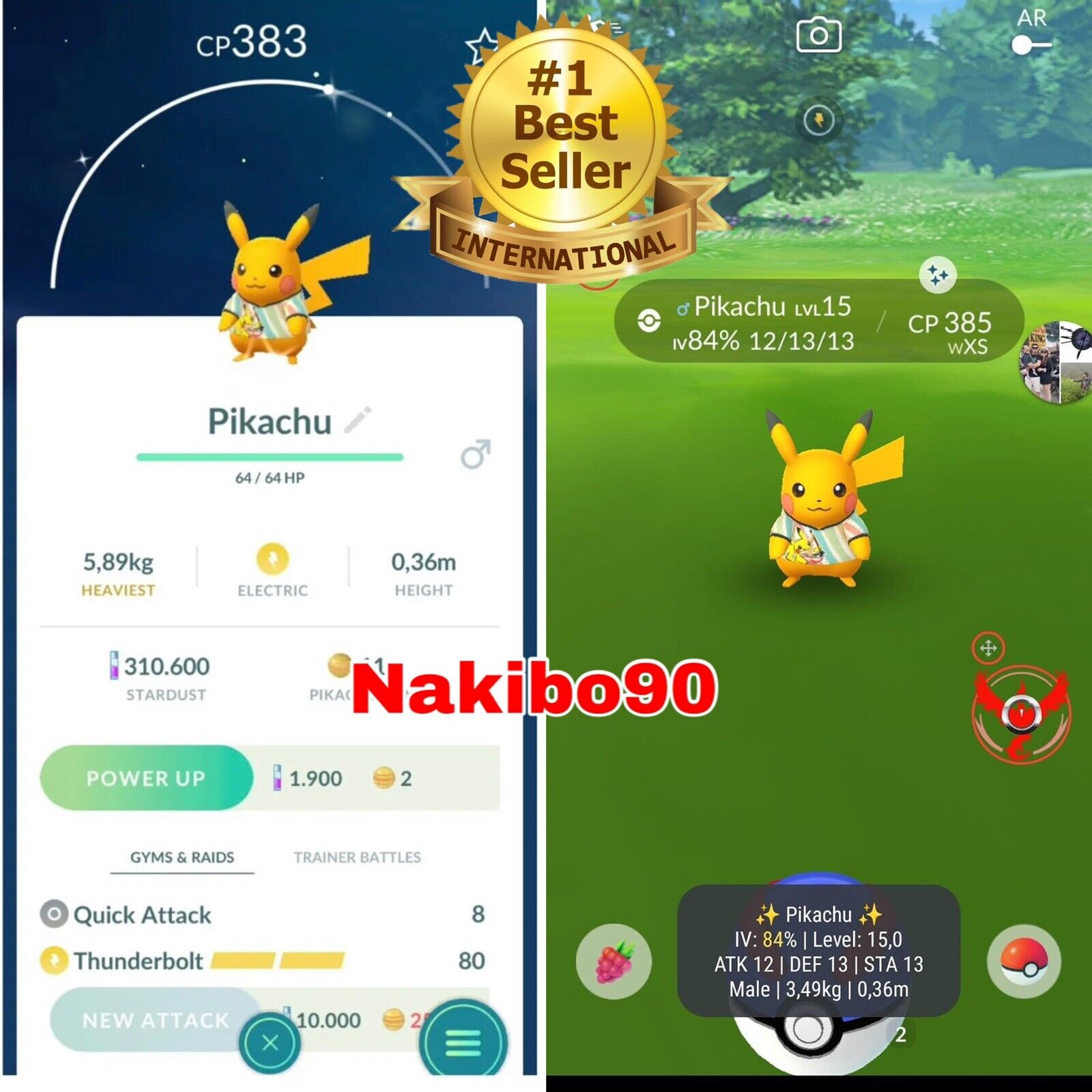 Pokémon Go Shiny Pikachu 2023 WCS World Championship