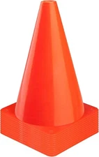 CARTMAN Plastic Training Cones (Set of 12/24 Pack 9" or 12/24 Pack 7" or 12/24