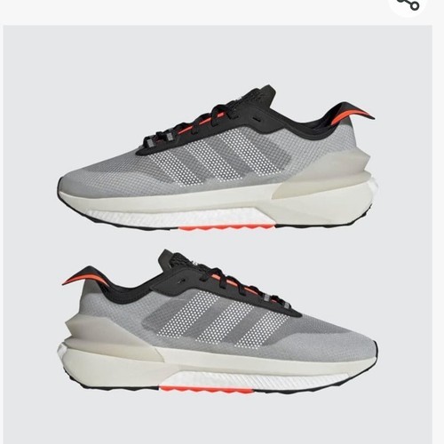 Adidas Avryn Gris Solar Rojo HP5969 Talla 11 - Imagen 4 de 9