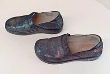 Alegria Women's Shoes US 7.5 (38 EU) Leather Nursing Kel-674 Slip Resistant  GUC