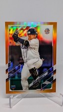 2021 Topps NPB Chrome Kento Watanabe Orange Refractor /25 RC #62