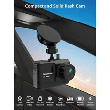 Dual Channel Dash Camera - 1080P + 720P