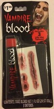 Vampire Blood Tattoos Makeup Kit Costume Theater Face Paint New
