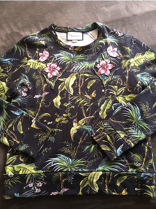 gucci floral sweater