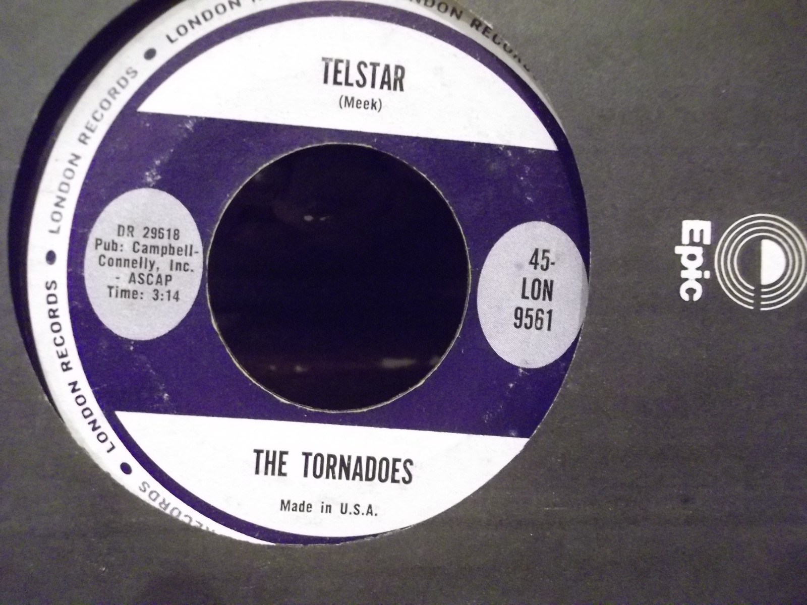 THE TORNADOS TELSTAR / JUNGLE FEVER ON LONDON RECORDSVG+ COPY eBay