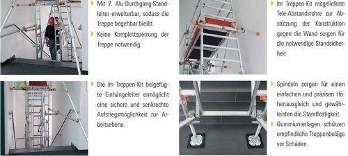 Layher Uni Leicht Fahrgerüst, Treppen-Kit Erweiterung Typ 2, Art. 1603.292 - Bild 4 von 4