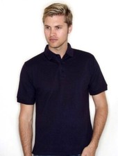Image of Polo Shirt XL NAVY BLUE Collared T-Shirt 65/35 Classic Pique H400 Unisex