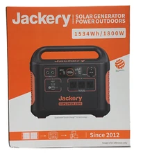 Jackery Power Station Explorer 1500 JSG-1500B, Portable 1800W Solar Generator
