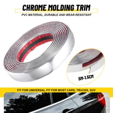 16ft Chrome Trim Molding Strip Car Door Window Bumper Side Trime Protector Guard