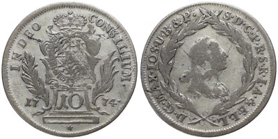 Pièce Ancienne En Cuivre - Portugal 10 Riz 1734 (KM# 217), 12g, 35mm - Très Bel état