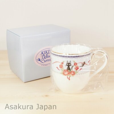 Kiki's Delivery Service Noritake Mug BLUE tea cup Studio Ghibli Bone china