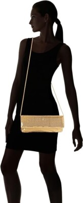 La Regale, Clutch with shoulder strap and small interior pocket.