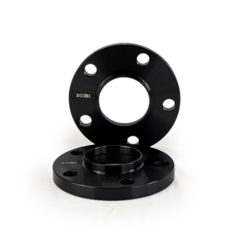 20mm Black Wheel Spacers Fit Audi Q5 SQ5 Q7 SQ7 Q8 SQ8 66.6 5 x 112