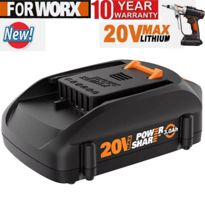 Replacement For Worx 20Volt  2.0Ah Max Lithium Battery WA3525 WA3575 Power+