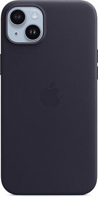 Apple OEM Leder Case iPhone 14 Plus MPPC3ZM/A A2907 Ink Tinte Blau Cover Hülle