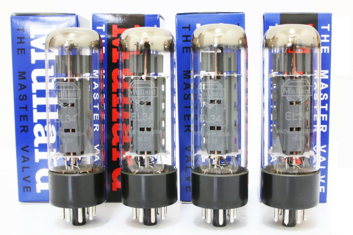 Mullard EL34 6CA7 KT77 ムラード クアッド 4本組 Sweet sound Edition) 4pcs Match Quad Mullard EL34 tube KT-77