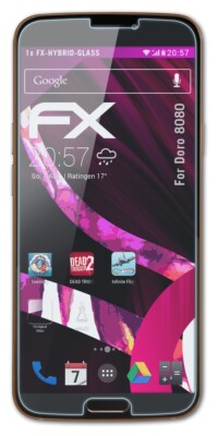 Protection écran Verre Trempé AtFoliX Pour Doro 8080 - 9H, Hybride, Anti-choc, Facile à Poser