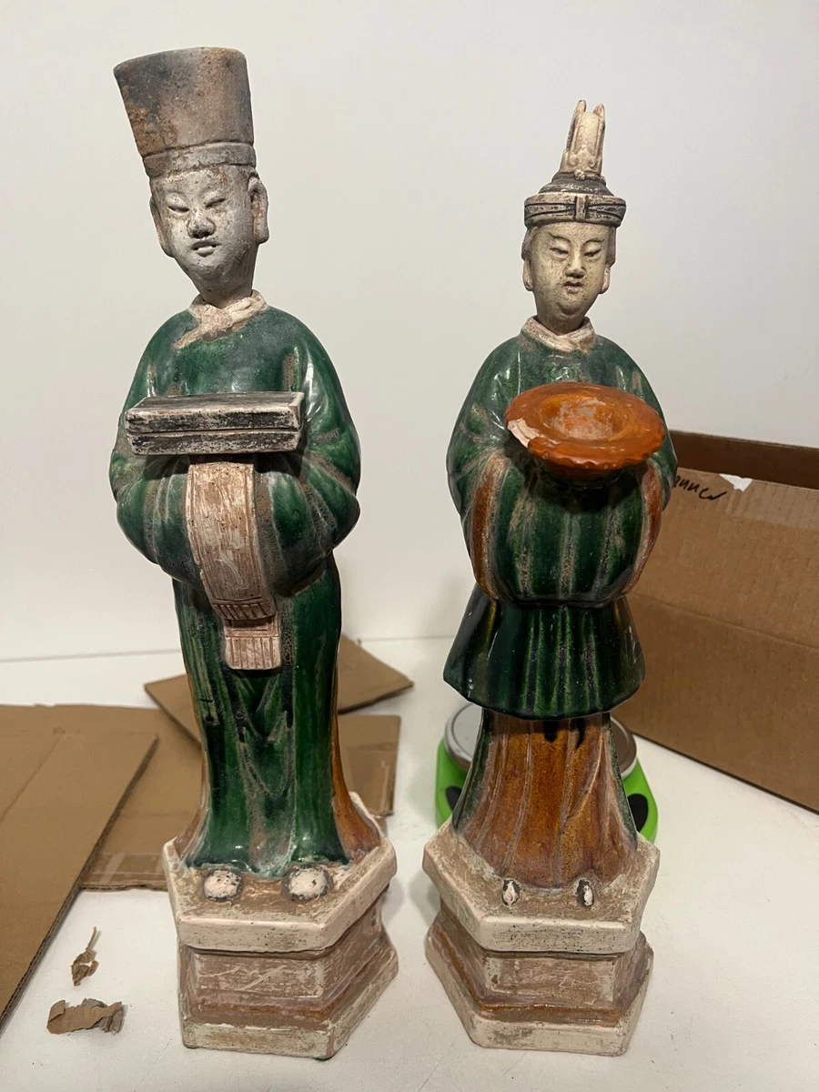 陶瓷古董原始明(1368-1644) 中国朝代中国风雕像、雕像| eBay