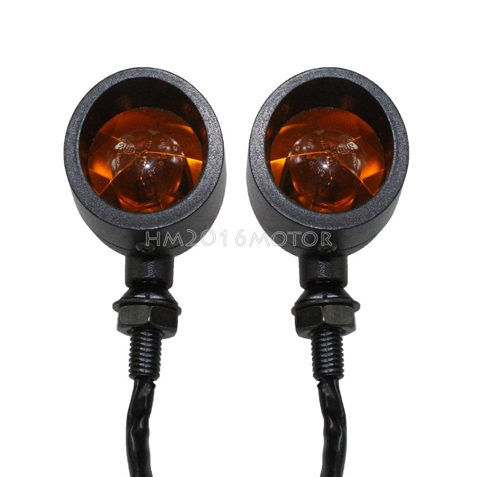 Пуля 2,6-дюймовый алюминиевый мини поворотник для Harley Heritage Softail Fatboy Slim - Изображение 4 из 4