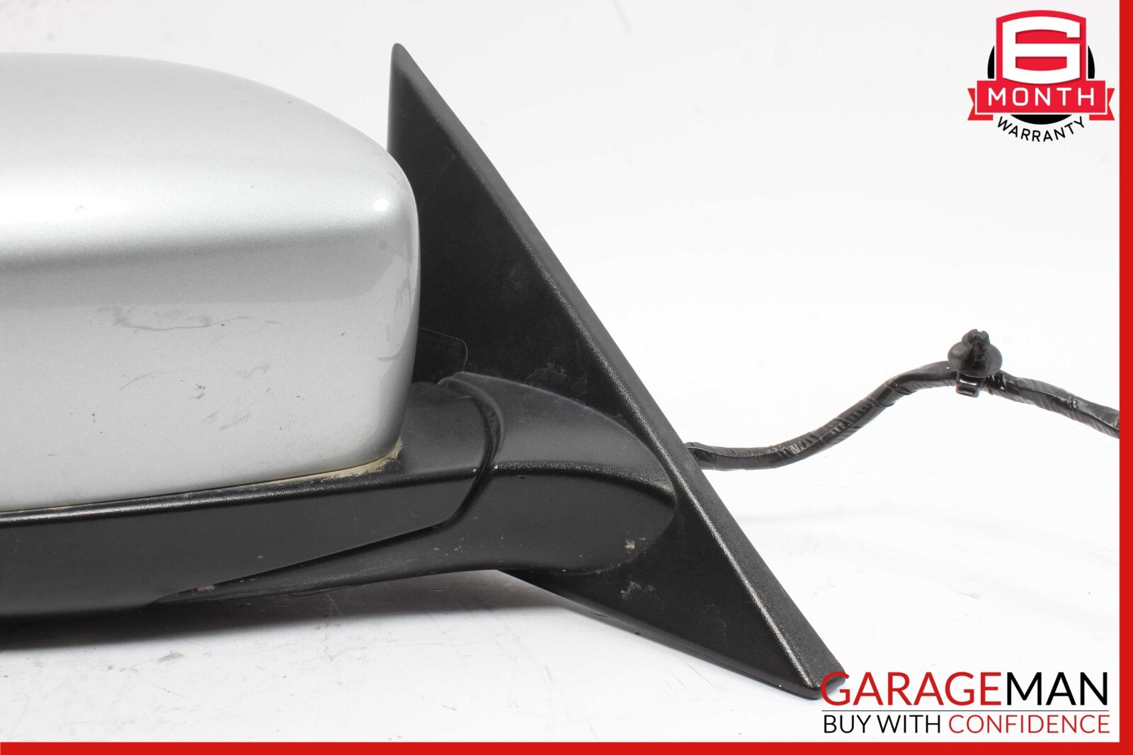 14-17 Maserati Ghibli Front Right Side Mirror Door Rear View Silver/Black OEM