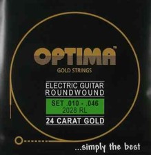 Optima 24 Karat Gold Electric Guitar Strings 10-46 2028 Rl Optima 24 Karat Gold Electric Guitar Strings 10-46 2028 Rl