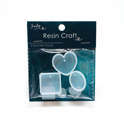 Set 20 Stampini In Silicone Per Gioielli Resina – 5 Forme Cabochon Con Foro - 2