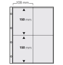 25 A4 Postcard Holders Sheet Protectors Collection Holders 4x10x15CM 120MY