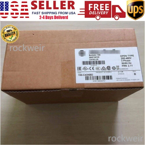 NEU Rockwell AB 150-C43NBD SMC-3 43A Smart Motor Controller USA kostenlose Steuer vip - Bild 1 von 1