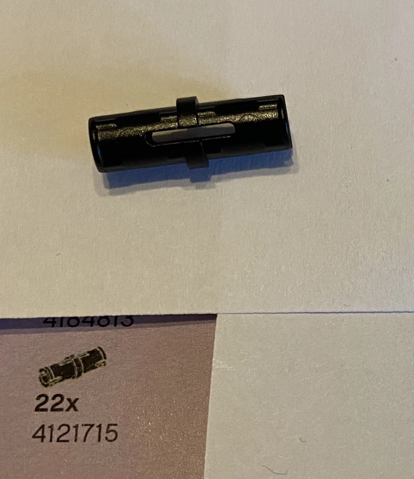 offical Lego Technic Black Connector Peg 4121715 from lego friends 41106 set