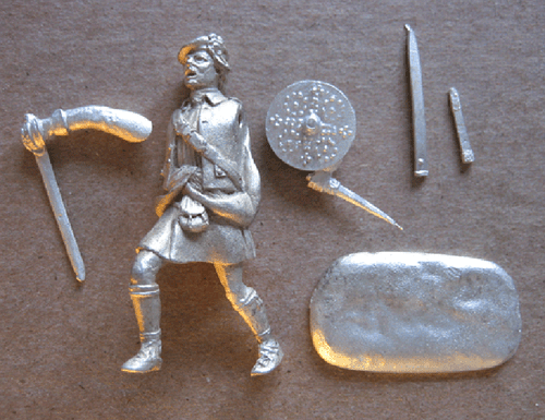 Valiant Miniatures Kit # 9949 - Cameron Highlander, Culloden - 1746 - 54mm - Bild 2 von 2